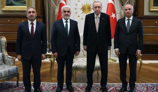 Cumhurbaşkanı Erdoğan, HÜDA PAR heyetini kabul etti: Neler konuşuldu?