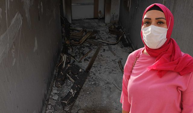 Diyarbakır'daki yangından kurtulan kadın, o anları anlattı