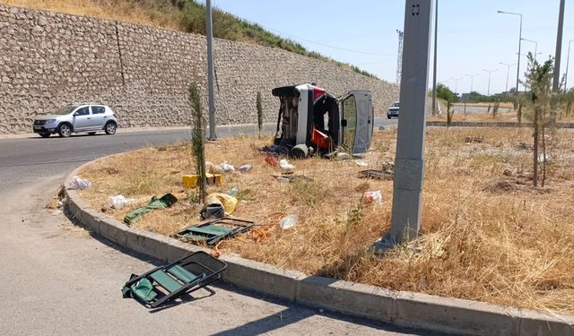 Batman’da Piknik Yolunda Kaza: 5 Kişi Yaralandı