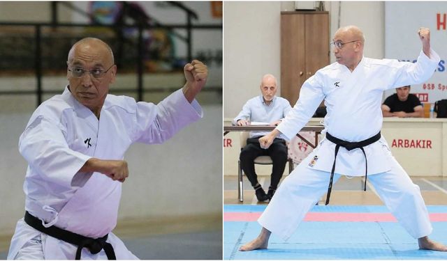 Diyarbakır İl Emniyet Müdürü Fatih Kaya’dan karate şov!