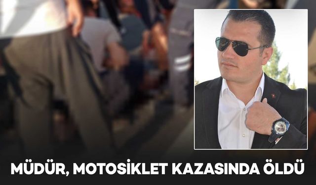 Okul müdürü motosiklet kazasında öldü, 2 kişi yaralandı