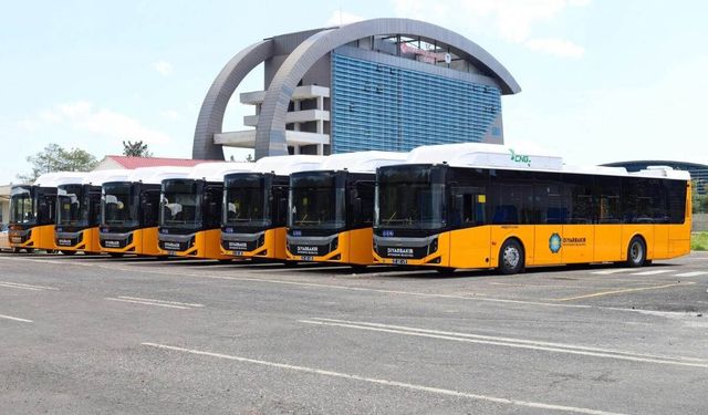 DİYARBAKIR BÜYÜKŞEHİR BELEDİYESİ OTOBÜS FİLOSUNU BÜYÜTÜYOR