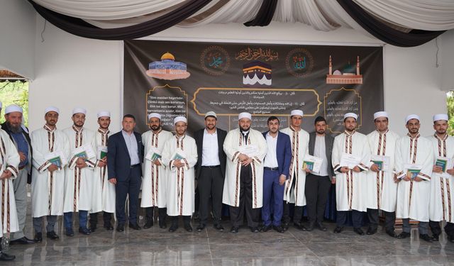 Bismil’de manevi zirve: İcazet töreni yapıldı