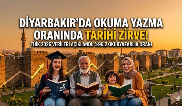 Diyarbakır’da Okuma Yazma Oranında Tarihi Zirve!