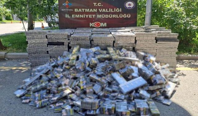 Durdurulan Araçtan Binlerce Paket Kaçak Sigara Çıktı