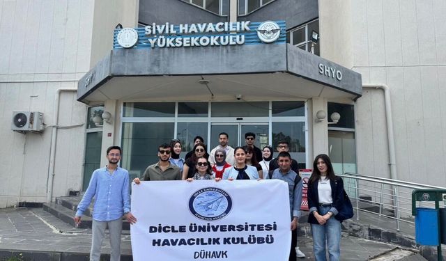 Dicle Üniversitesi Öğrencilerinden Diyarbakır Havalimanı’na Teknik Çıkarma