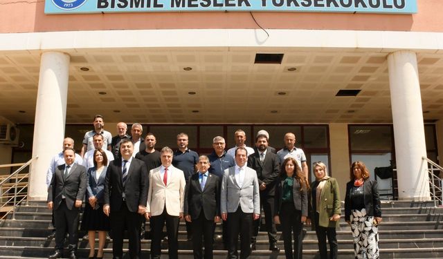 Rektör Eronat’tan Bismil’e Ziyaret: Kaymakamlık ziyareti ve MYO’da İncelemelerde Bulundu