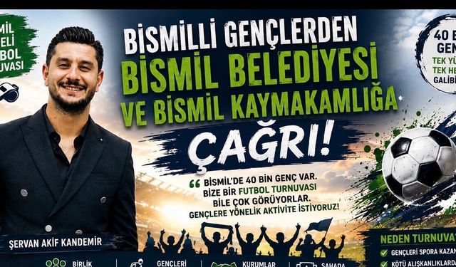Bismilli Gençlerden Yetkililere Çağrı: “Futbol Turnuvası İstiyoruz”