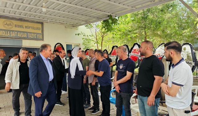 Milletvekili Suna Kepolu Ataman’dan Bismil’de Taziye ve Geçmiş Olsun Ziyaretleri