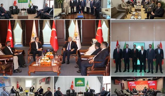 HÜDA PAR siyasi partilerle bayramlaştı
