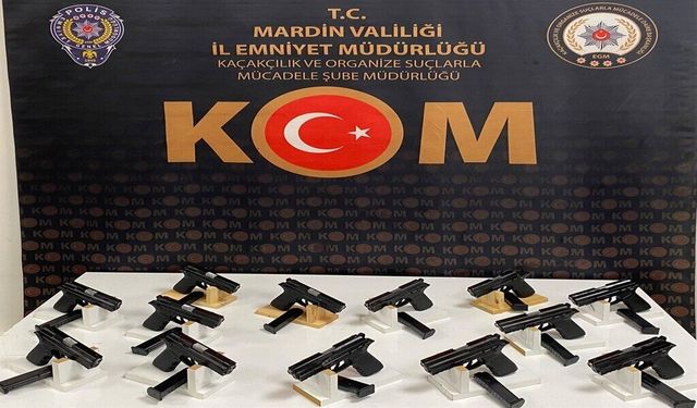 Polis Ekipleri Operasyonda 13 Tabanca ve 13 Şarjör Yakaladı