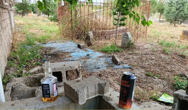 Bismil’de Mezarlıklarda Alkol Tepkisi: Vatandaşlar Duruma İsyan Etti
