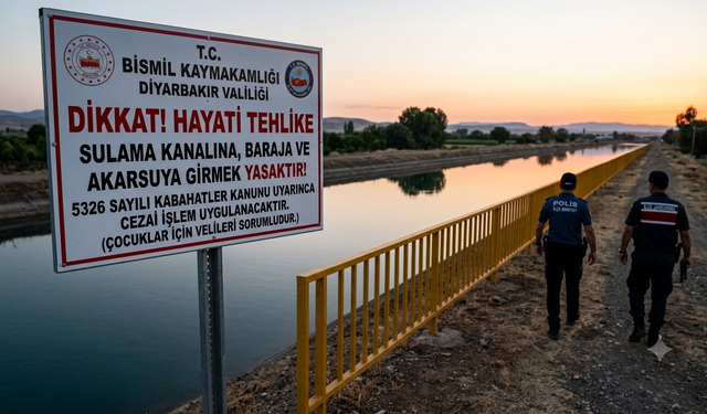Bismil'de Suya Girmek Yasaklandı: Kurallara Uymayanlara Para Cezası Verilecek