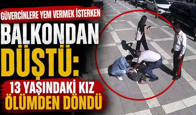 Güvercinlere Yem Vermek İsterken Balkondan Düştü: 13 Yaşındaki Kız Ölümden Döndü