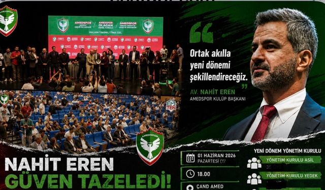 Nahit Eren Güven Tazeledi: Amedspor’da Yeni Yönetim Belli Oldu