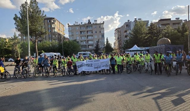 Madde Bağımlılığına Karşı Bisiklet Turu Düzenlendi