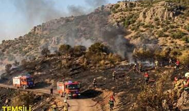 Kırklar Dağı Yangınında Yürekler Ağza Geldi