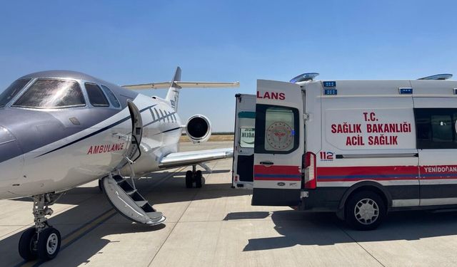 Bartter Sendromu Tanılı Avşin Ajda Bebek Ambulans Uçakla Sevk Edildi