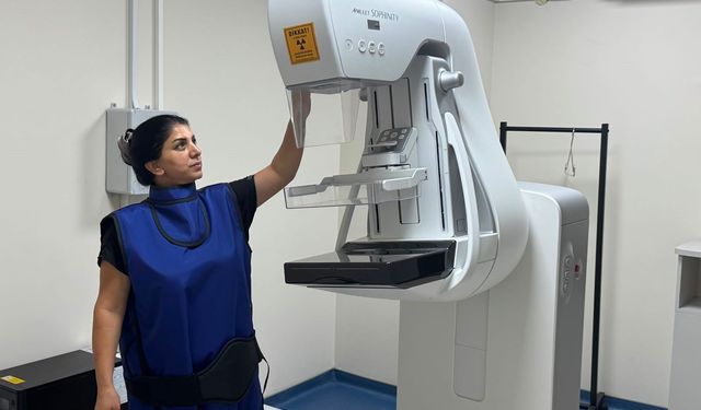 Diyarbakır'da Kanser Erken Teşhiste Yeni Mamografi Cihazı Hizmete Girdi