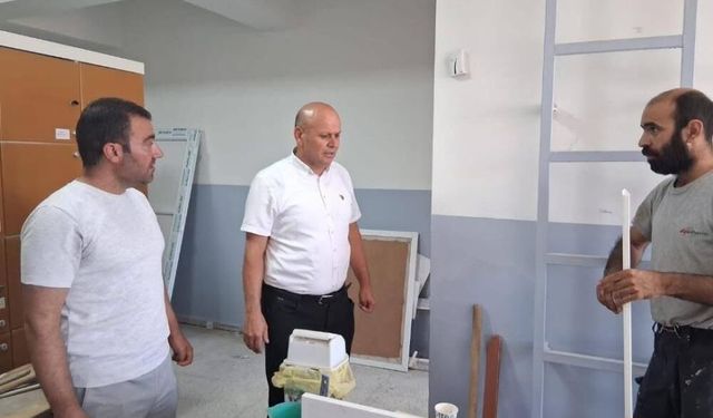 Çermik'teki Okullar Yeni Eğitim Sezonuna Hazırlanıyor