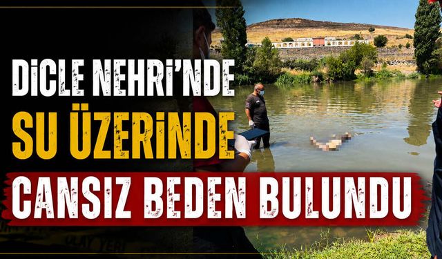 Dicle Nehri'nde Su Üzerinde Cansız Beden Bulundu