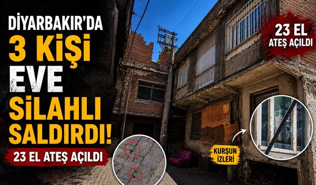 Diyarbakır'da 3 Kişi Evi Kurşuna Dizdi: 23 El Ateş Açıldı