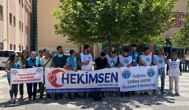 Diyarbakır’da Sağlıkta Şiddete Tepki: “Şiddetin Hiçbir Bahanesi Olamaz”