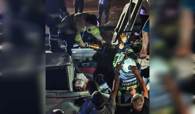 Kontrolden Çıkan Hafif Ticari Araç Devrildi: 1 Ağır Yaralı