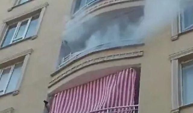 Siirt’te piknik tüpü patladı, balkon hasar gördü