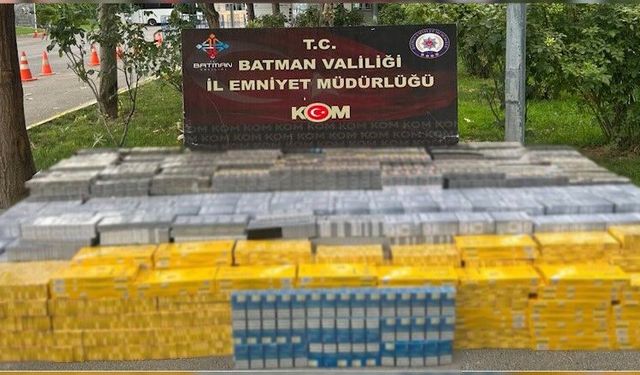 Polis Ekipleri 18 Bin 910 Paket Kaçak Sigara Ele Geçirdi