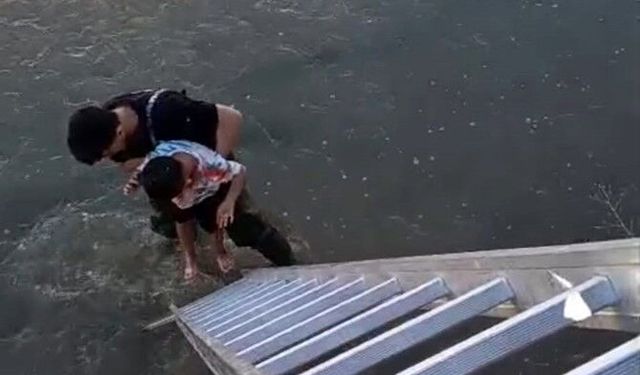 Batman’da dereye düşen 8 yaşındaki çocuk kurtarıldı