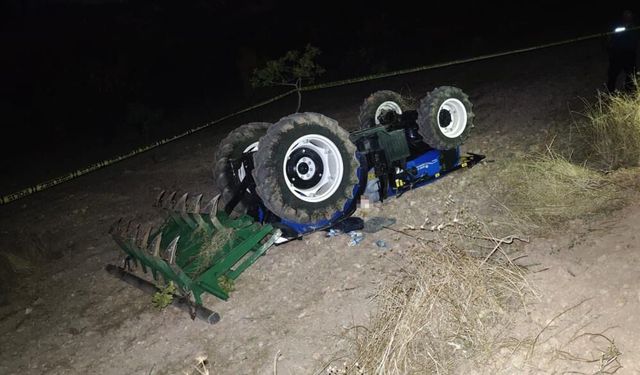 Devrilen Traktörün Altında Kalan Çiftçi Hayatını Kaybetti