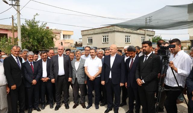 Kesmetepe’de cami için ilk harç döküldü