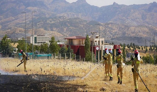 Aşırı Sıcak ve Yangın Senaryolu Afet Tatbikatı