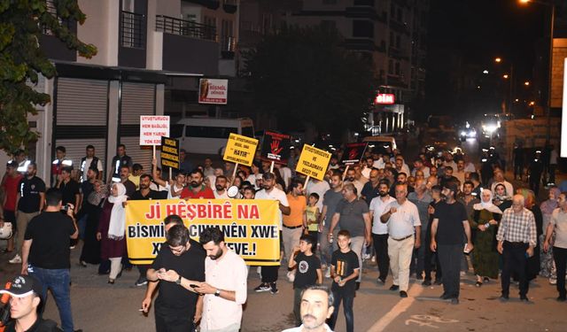 Bismil’de uyuşturucu, fuhuş ve çeteleşmeye karşı kitlesel yürüyüş