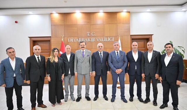 TOBB Başkanı ve kamu bankalarının genel müdürlerinden Vali Zorluoğlu’na ziyaret