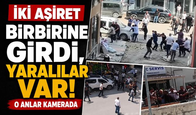 İki aşiret birbirine girdi, yaralılar var: O anlar kamerada