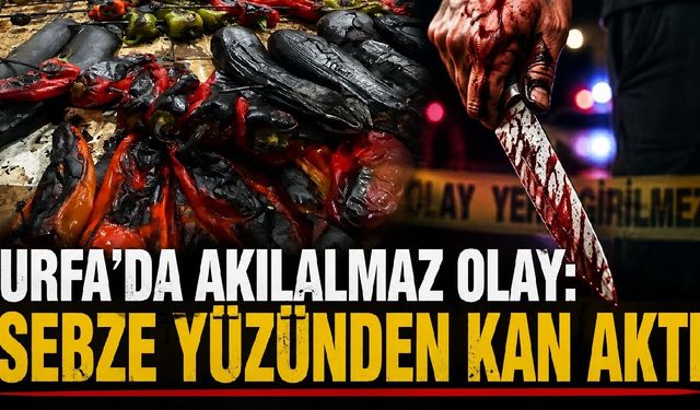 Urfa'da Akılalmaz Olay: Sebze Yüzünden Kan Aktı