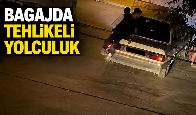 Şanlıurfa’da bagajda yolculuk yapan genç yola düştü