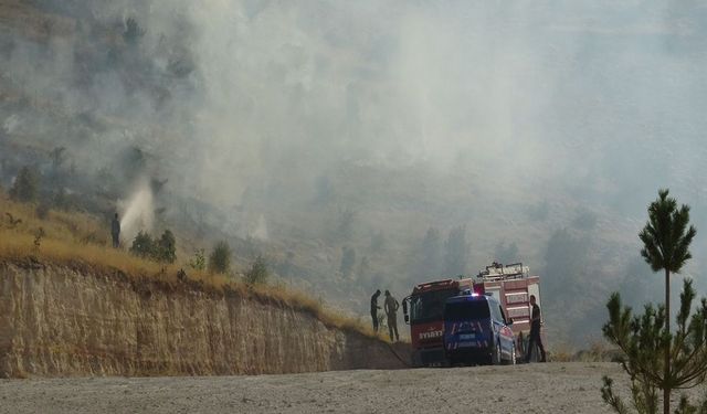Gercüş’te Çıkan Örtü Yangını Söndürüldü