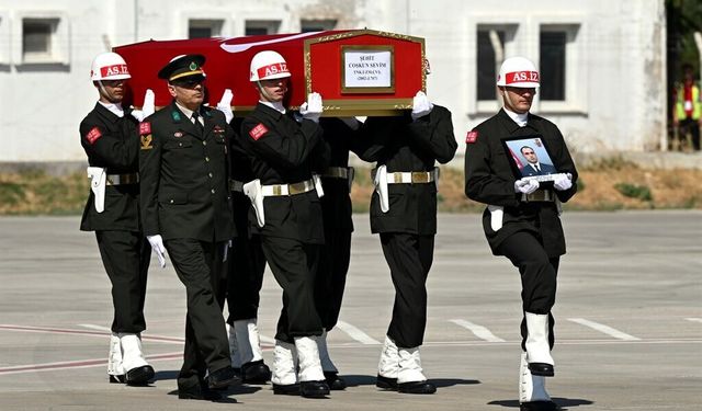 Şehit Uzman Çavuş Coşkun Sevim Memleketine Uğurlandı