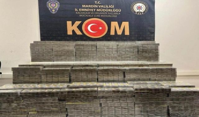 Kaçakçılık Operasyonunda Araçta 7 Bin 500 Paket Sigara Yakalandı