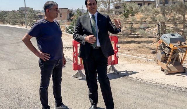 Çamlıtepe’de ulaşım sorununa asfalt çözümü