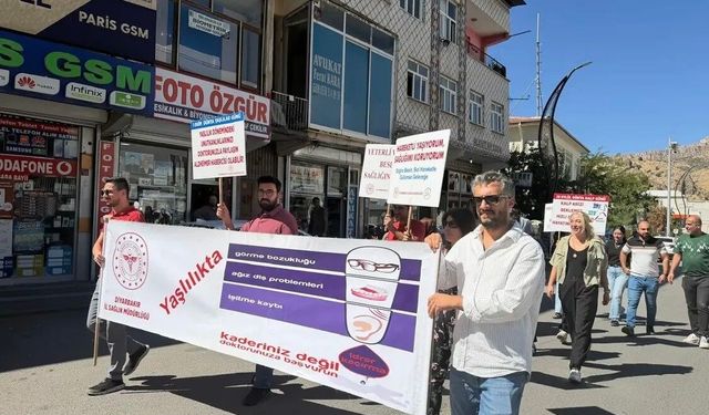 Çermik’te obeziteye karşı farkındalık yürüyüşü