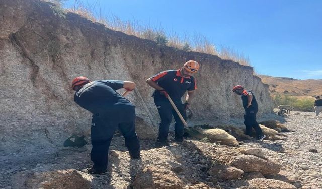 Toprak Kaymasında Can Pazarı: 3 Küçükbaş Kurtarıldı, 6'sı Telef Oldu