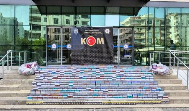 Şanlıurfa'da 10 milyon TL değerinde kaçak eşya ele geçirildi