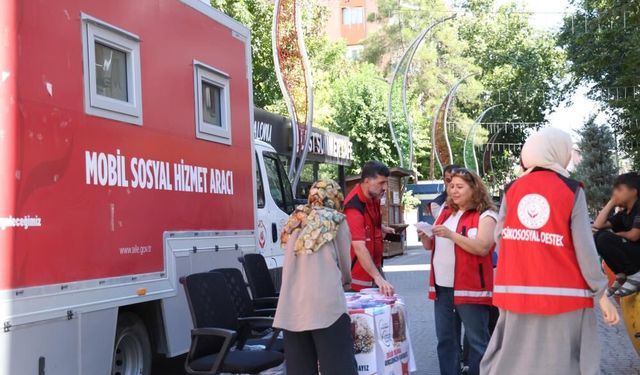 Diyarbakır’da Mobil Sosyal Hizmetle 10 Bini Aşkın Kişiye Ulaşıldı