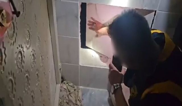 Fayans Kaplı Gizli Bölmede Yakalandı: 6 Suçtan Aranan Firariye Film Gibi Operasyon!