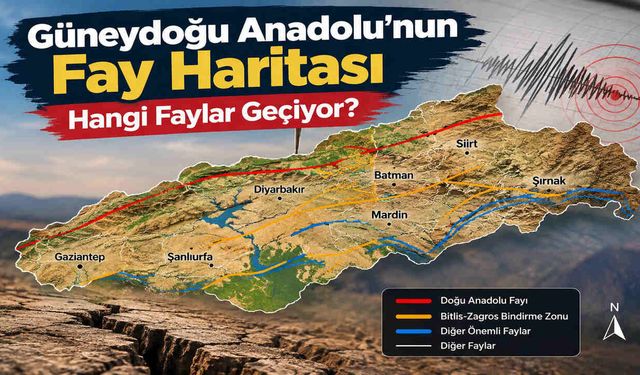 Güneydoğu Anadolu’nun Fay Haritası: Hangi Faylar Geçiyor?