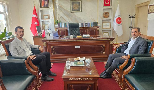 Savur İlçe Müftüsü Ömer Mantır’dan Bismil Müftülüğü’ne Ziyaret